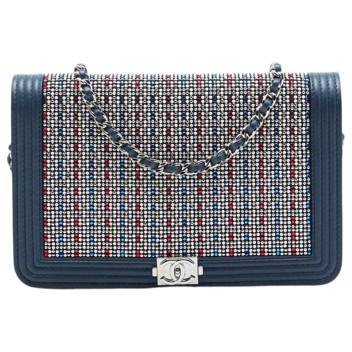 Boy leather crossbody bag