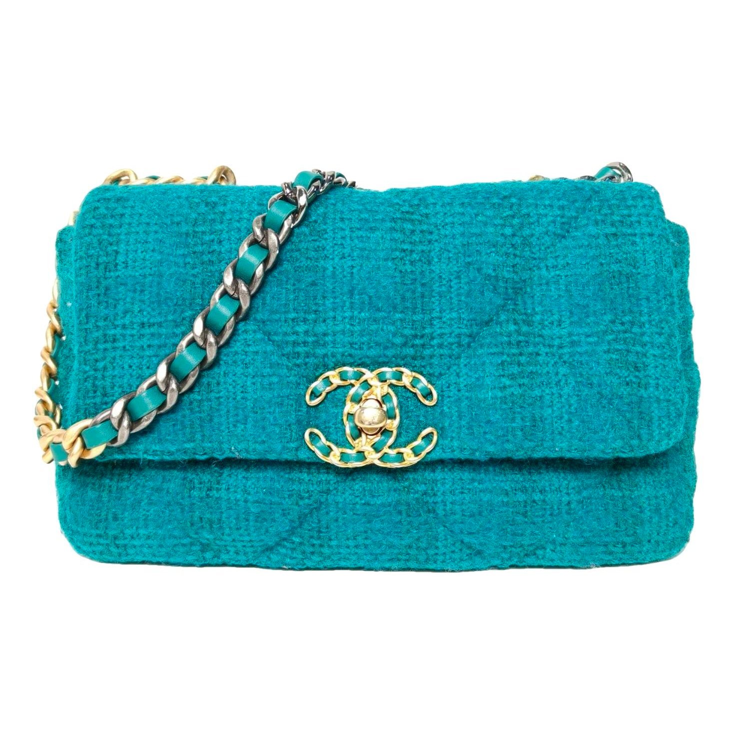 Chanel 19 wool handbag