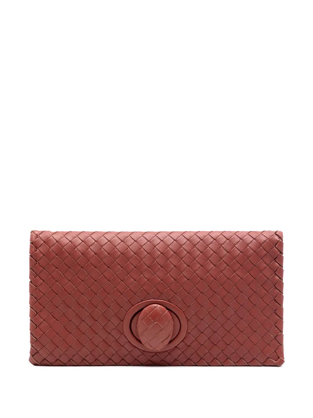 2012-2026 Nappa Intrecciato Turn Lock clutch bag
