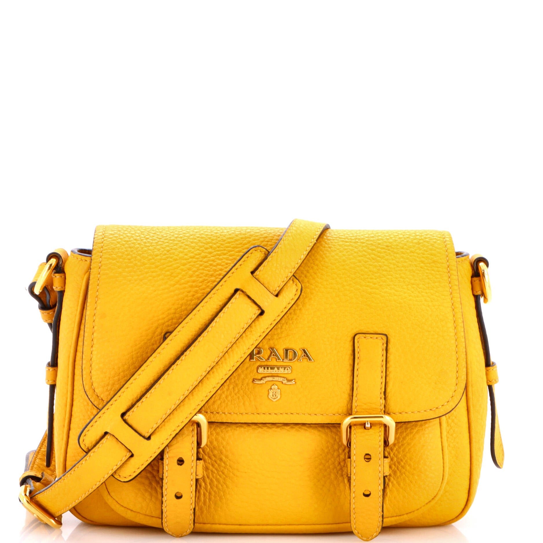 Buckle Messenger Bag Vitello Daino Mini