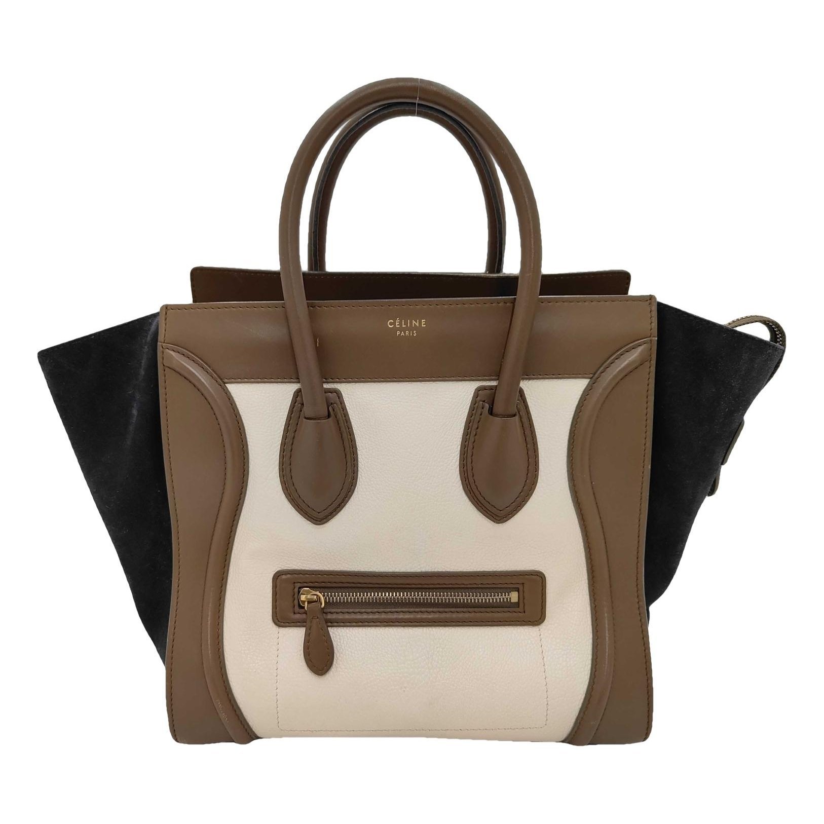 Luggage leather handbag