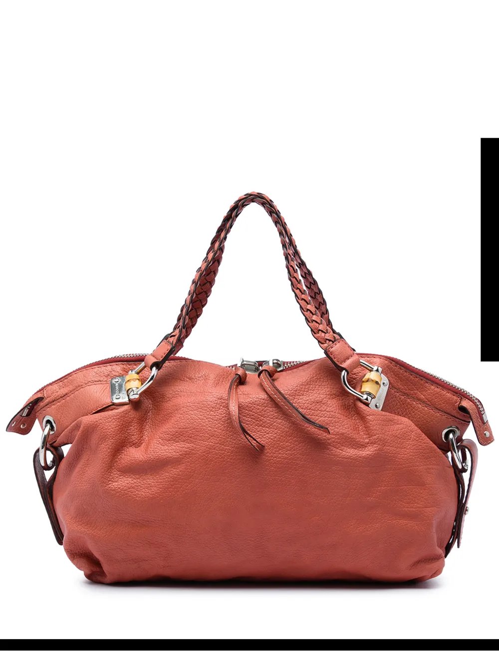 2016-2026 Medium Leather Bamboo Bar tote bag