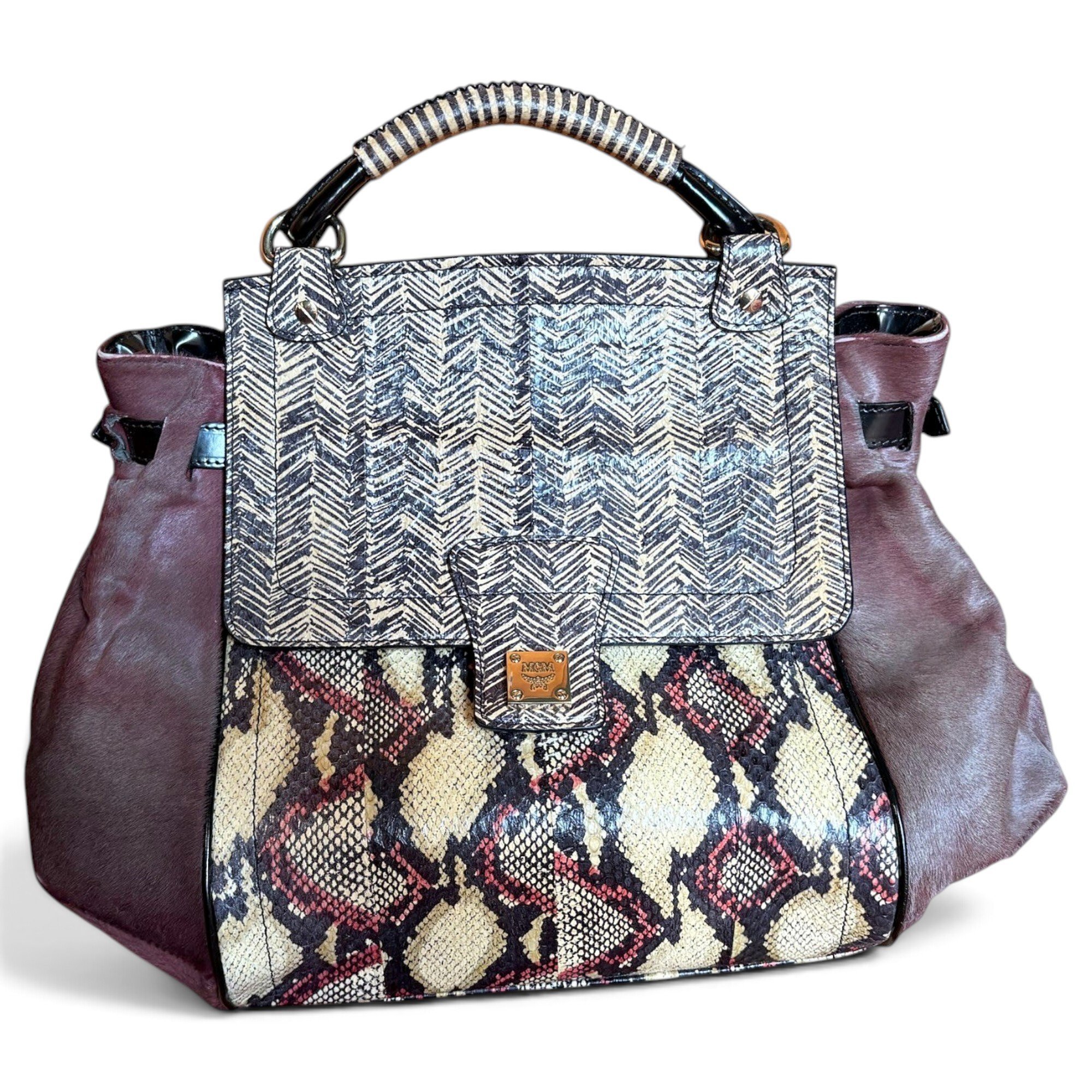 Leather handbag