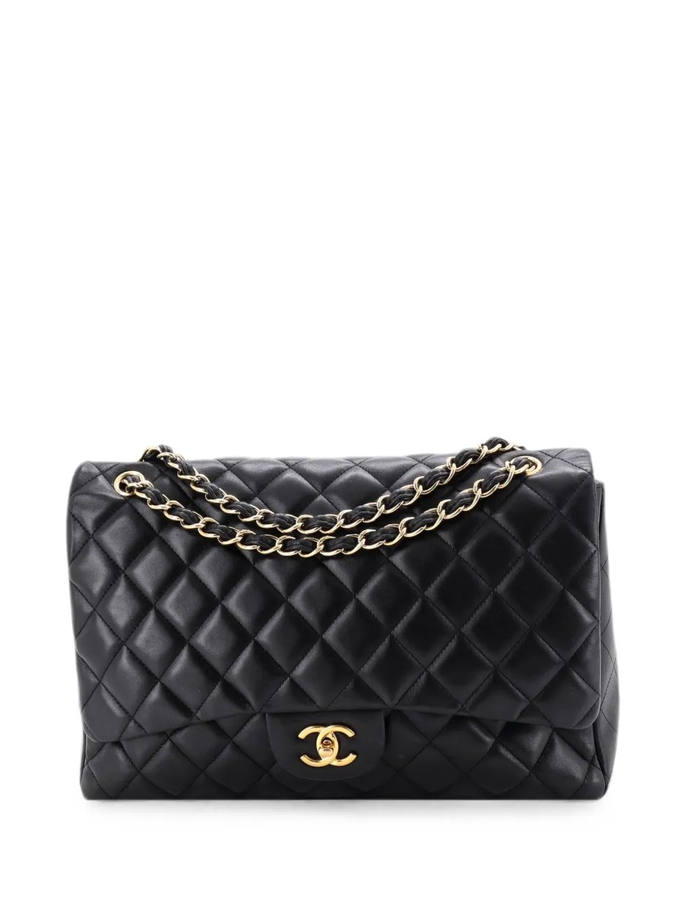 Classic Single Flap Bag Quilted Lambskin Maxi shoulder bag