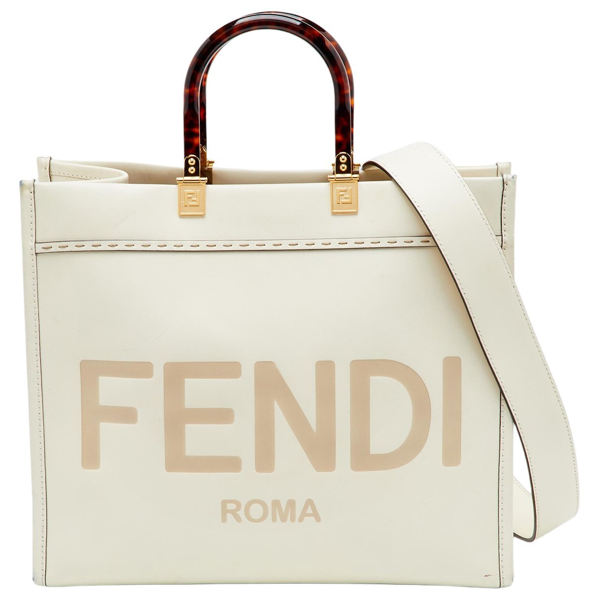 Fendi Sunshine leather tote