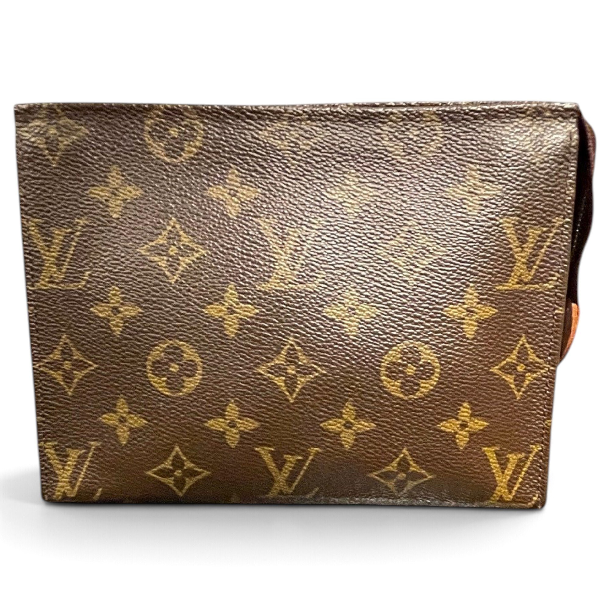 Vegan leather clutch bag