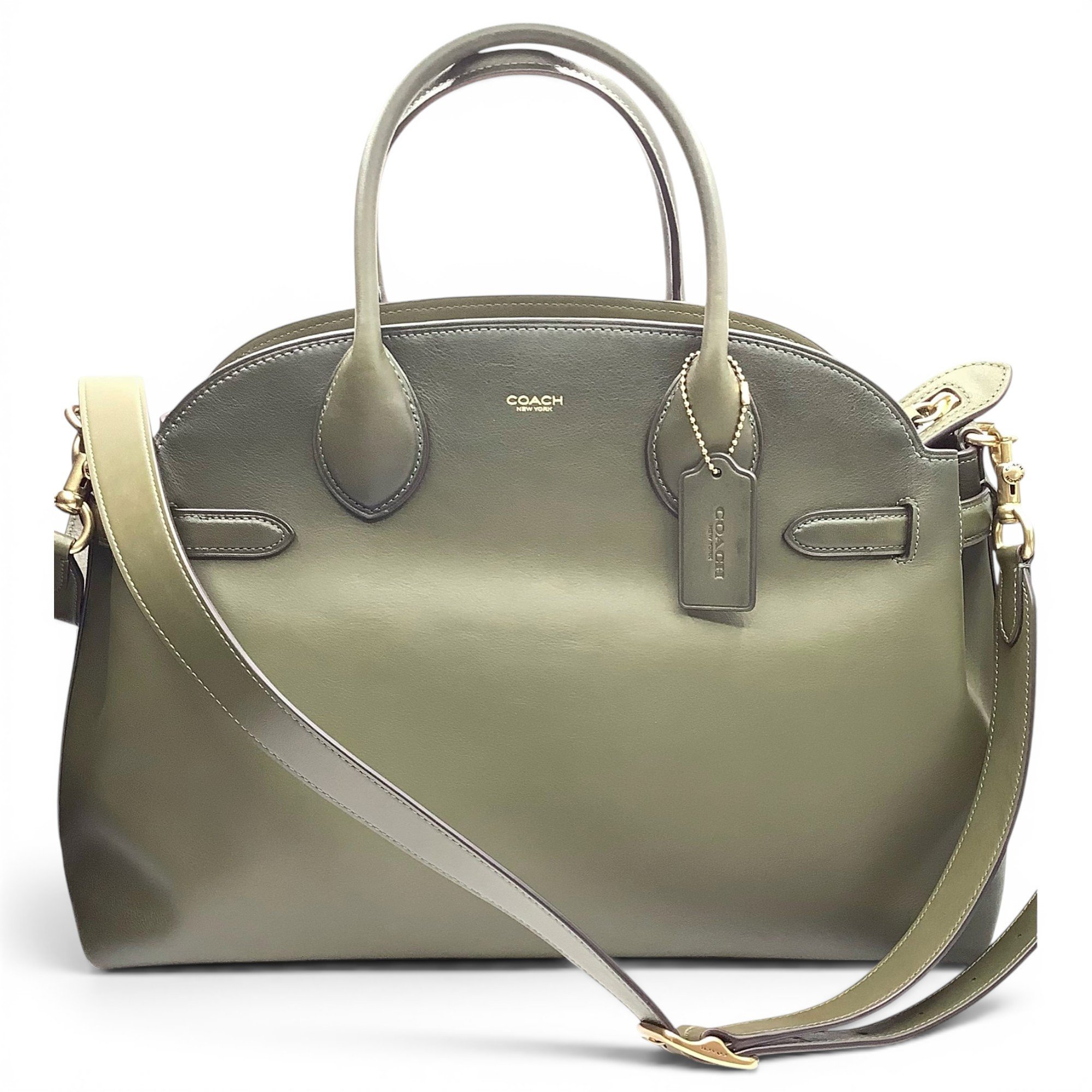 Leather satchel