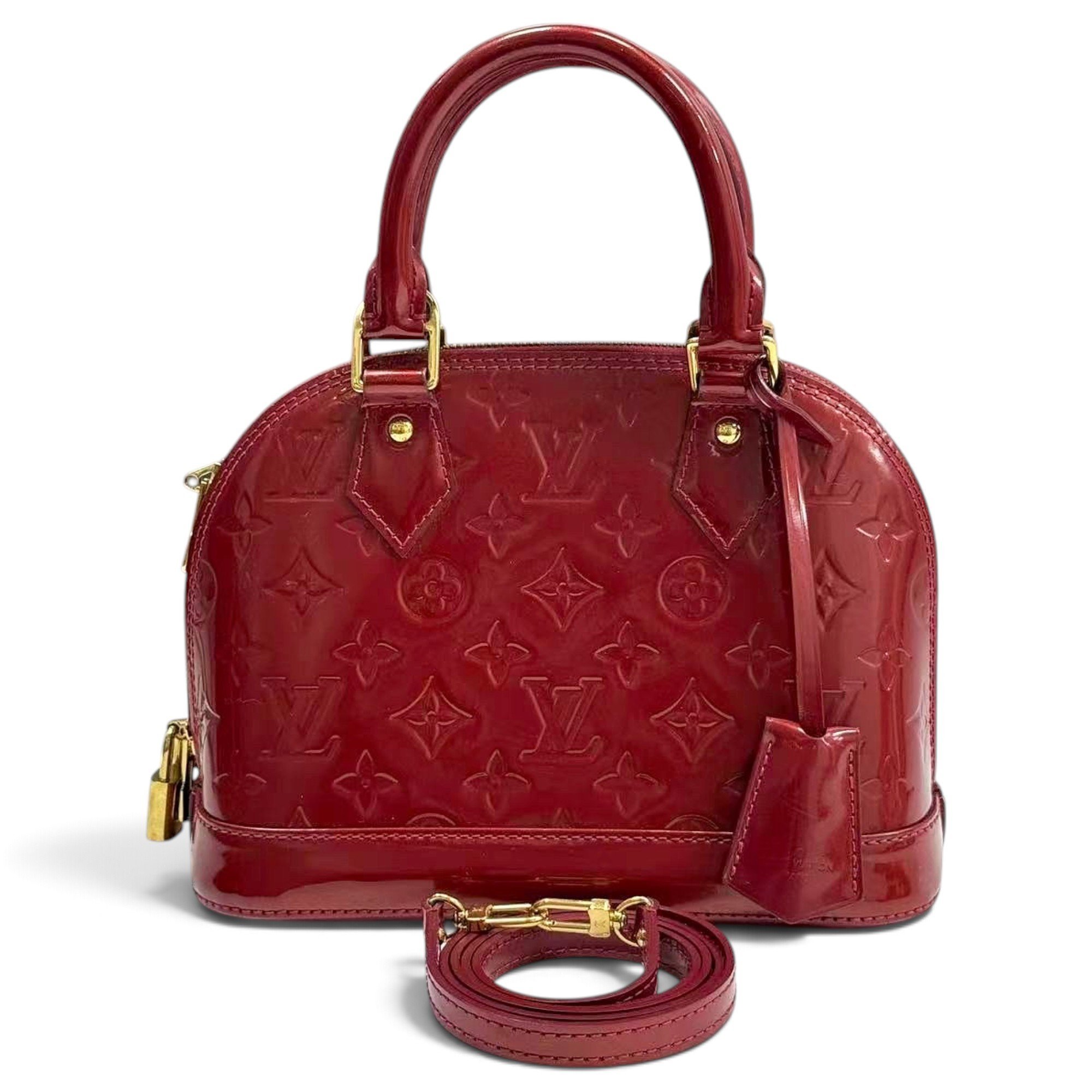 Alma BB patent leather handbag