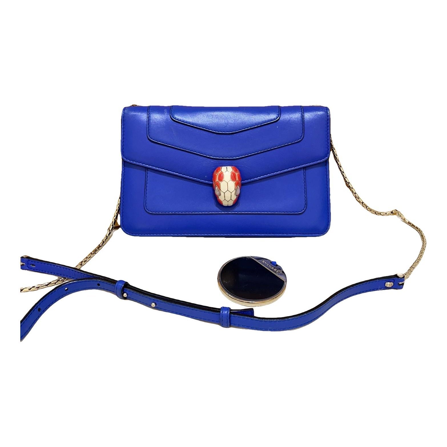 Serpenti leather handbag