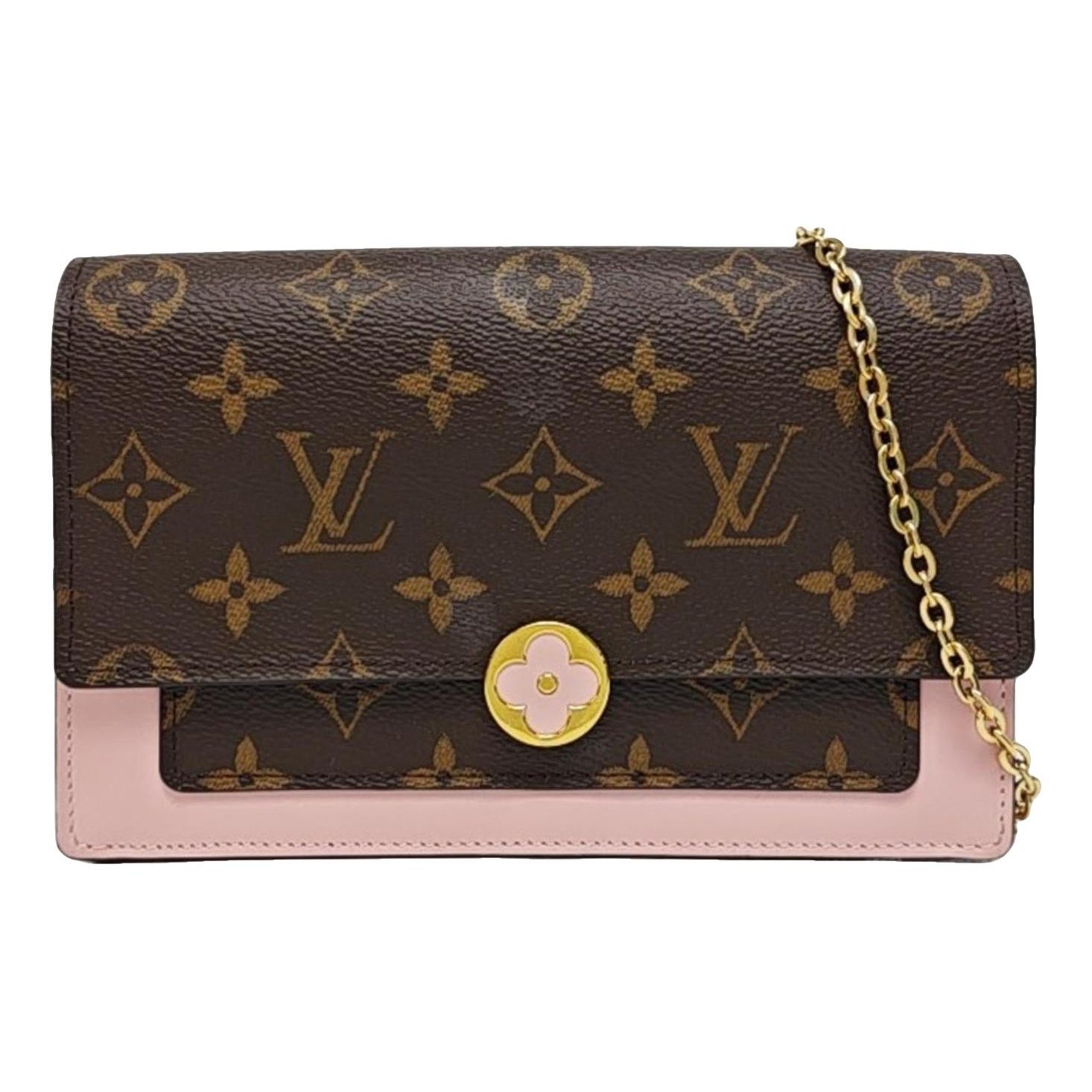 Chaîne Flore leather handbag