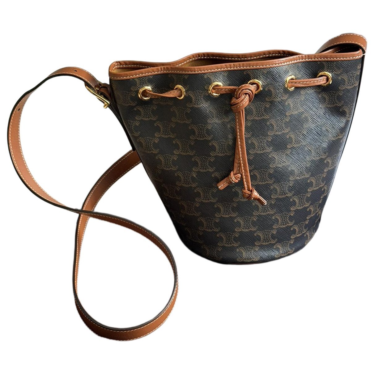 SAC SEAU leather handbag