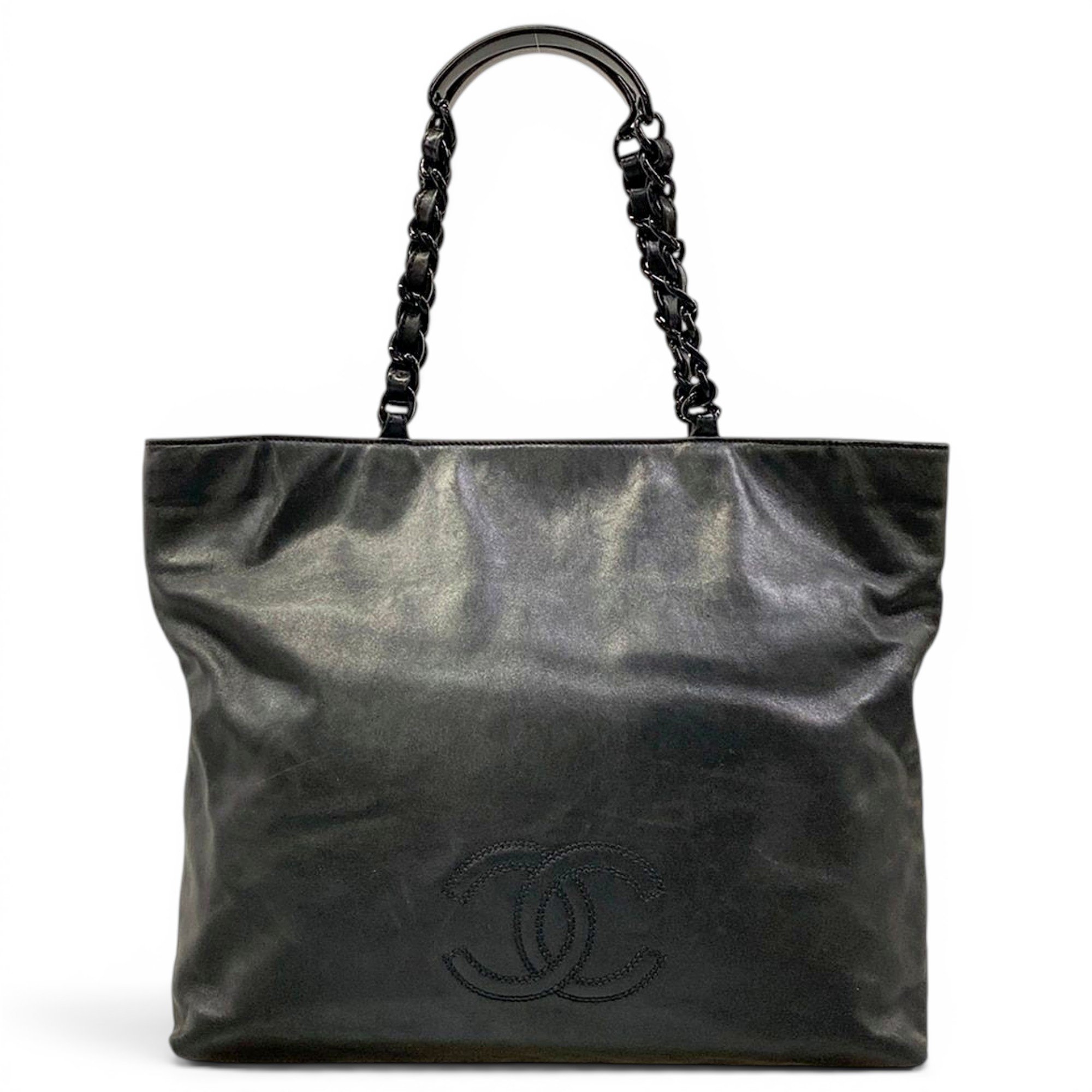 Leather tote