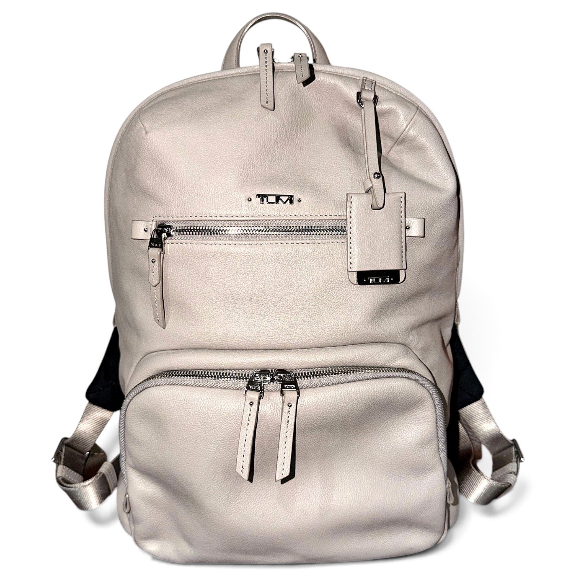 Leather backpack