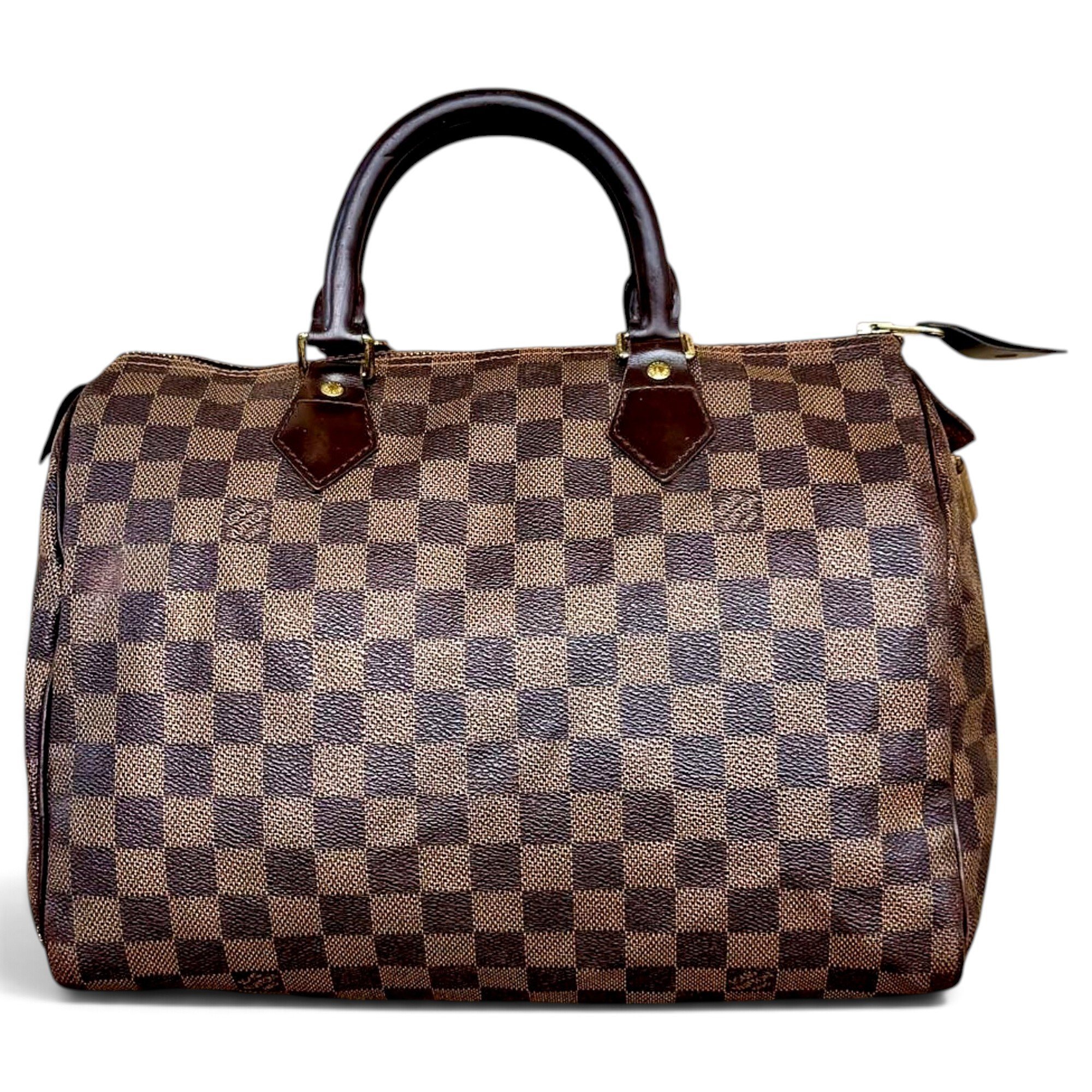 Speedy leather handbag
