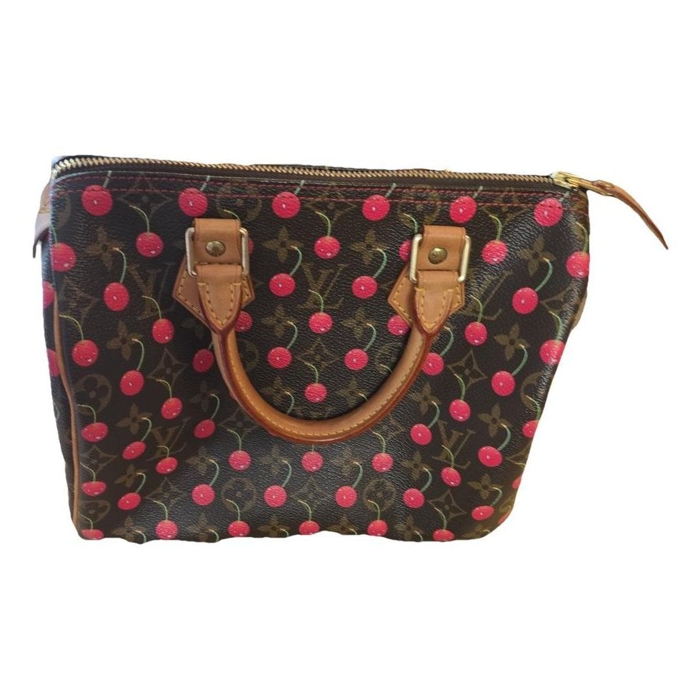 Speedy leather handbag