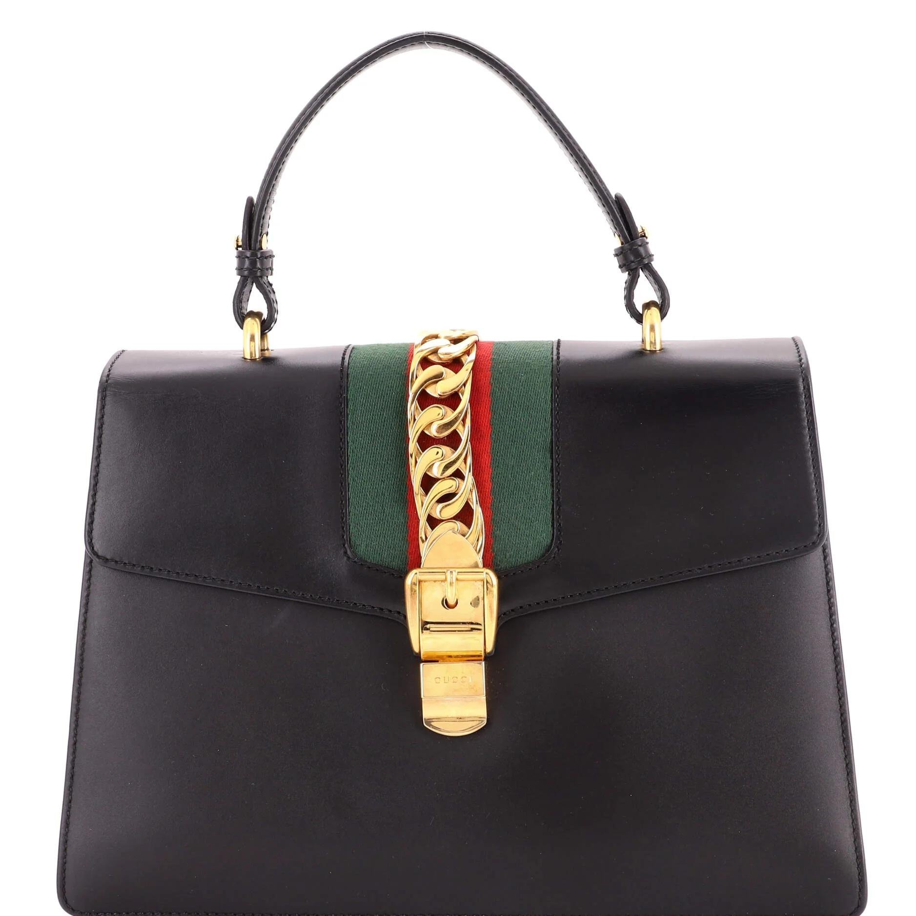 Leather handbag