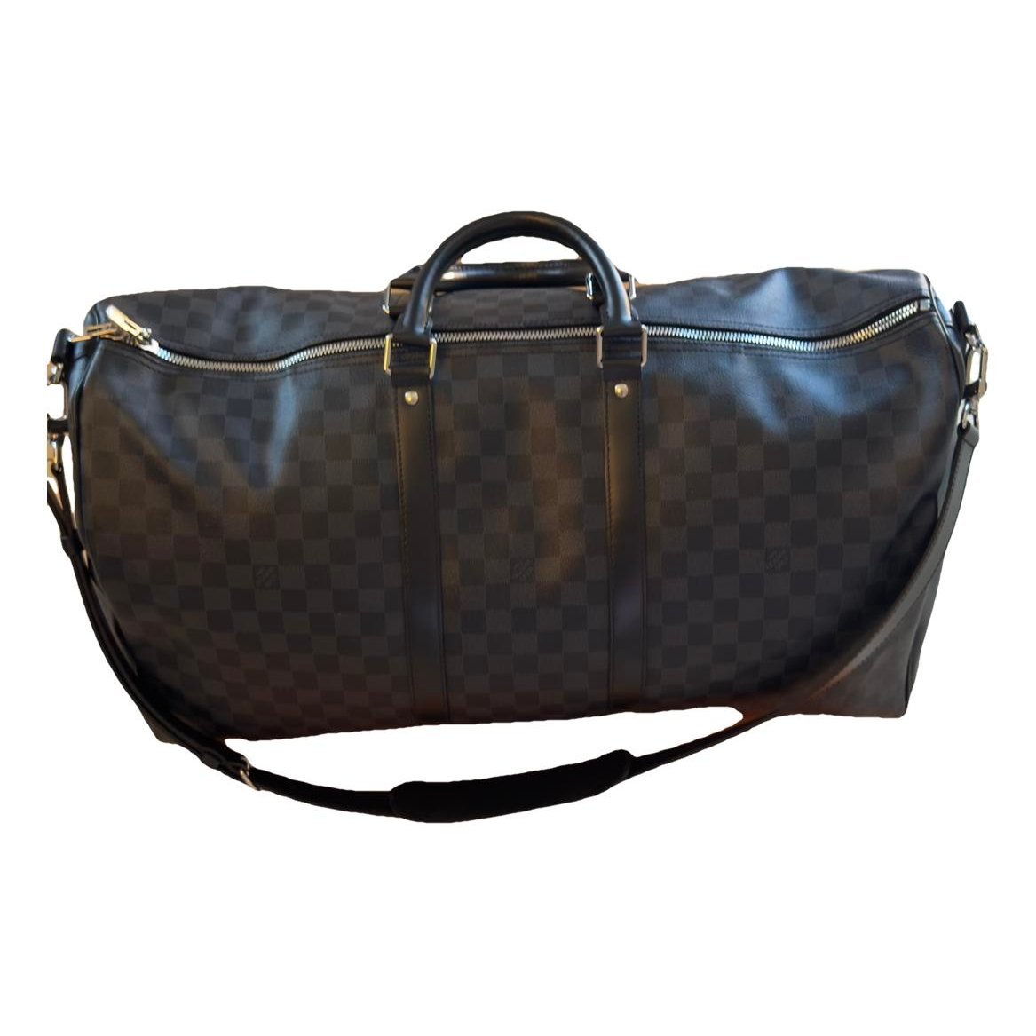 Keepall leather travel bag