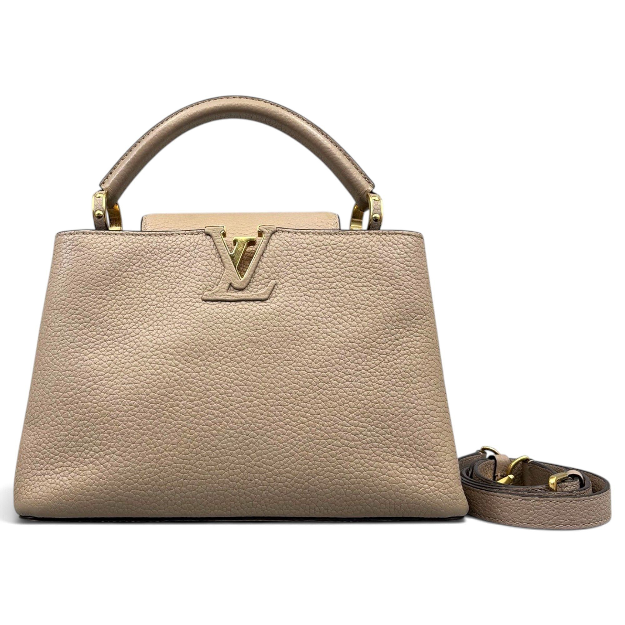 Capucines leather handbag
