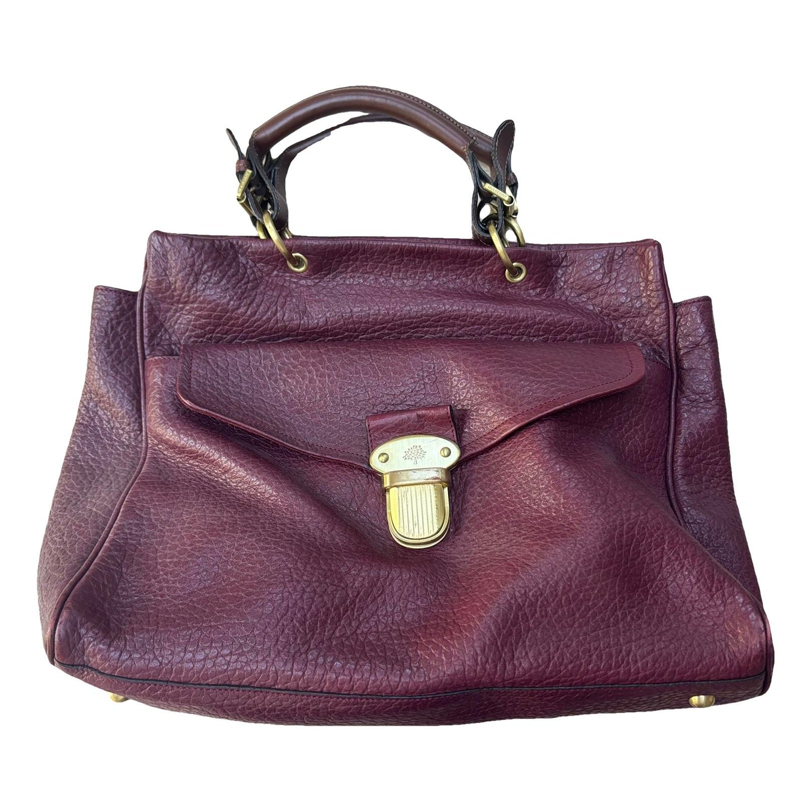 Leather tote