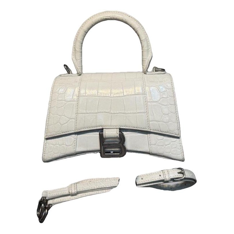 Hourglass pony-style calfskin handbag