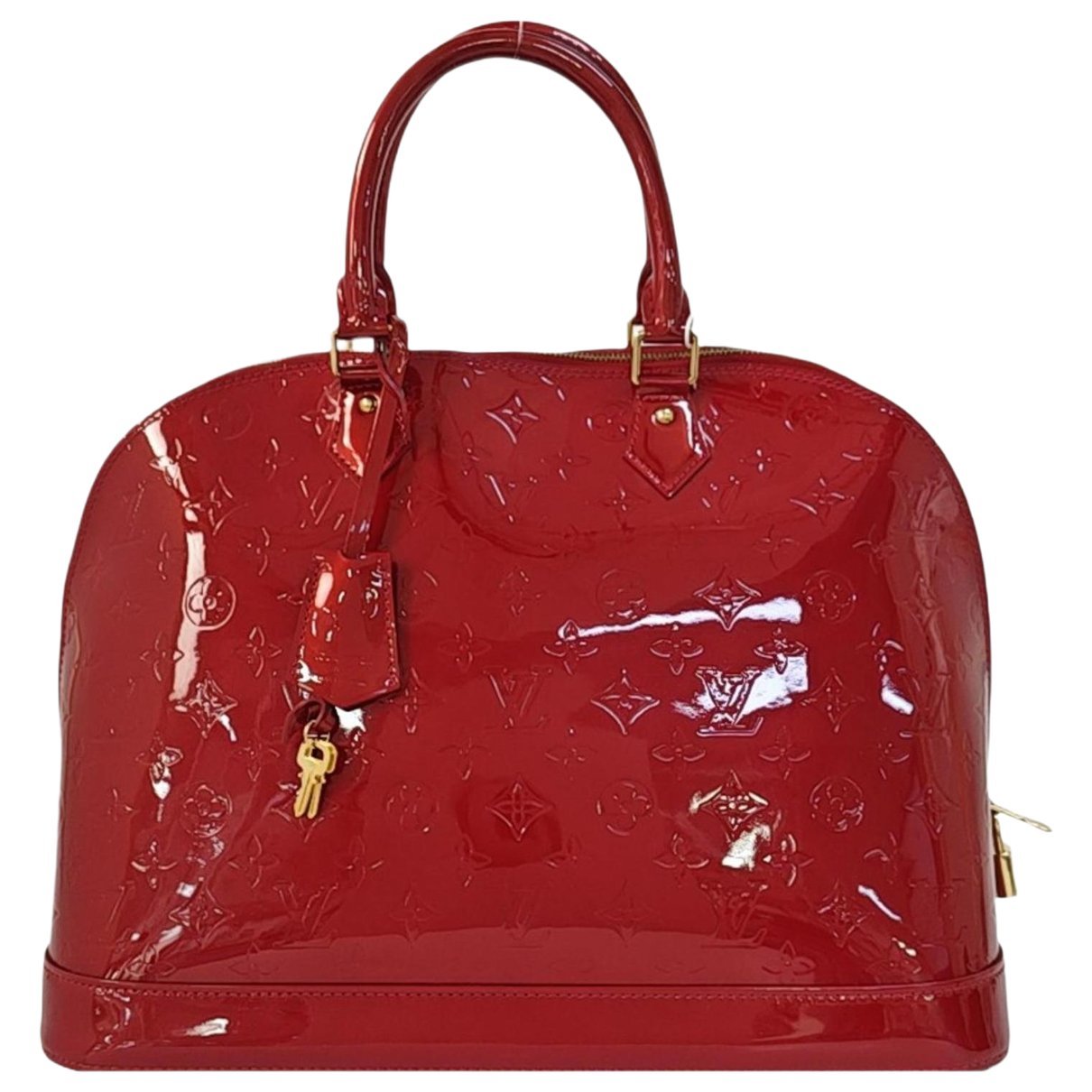 Alma patent leather handbag