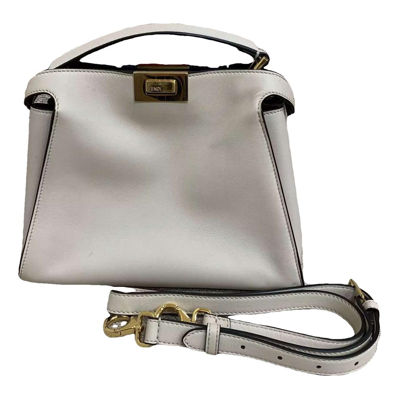 Peekaboo leather handbag