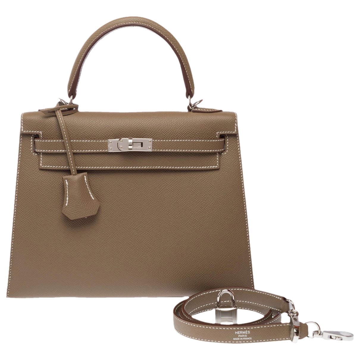 Kelly 25 leather handbag
