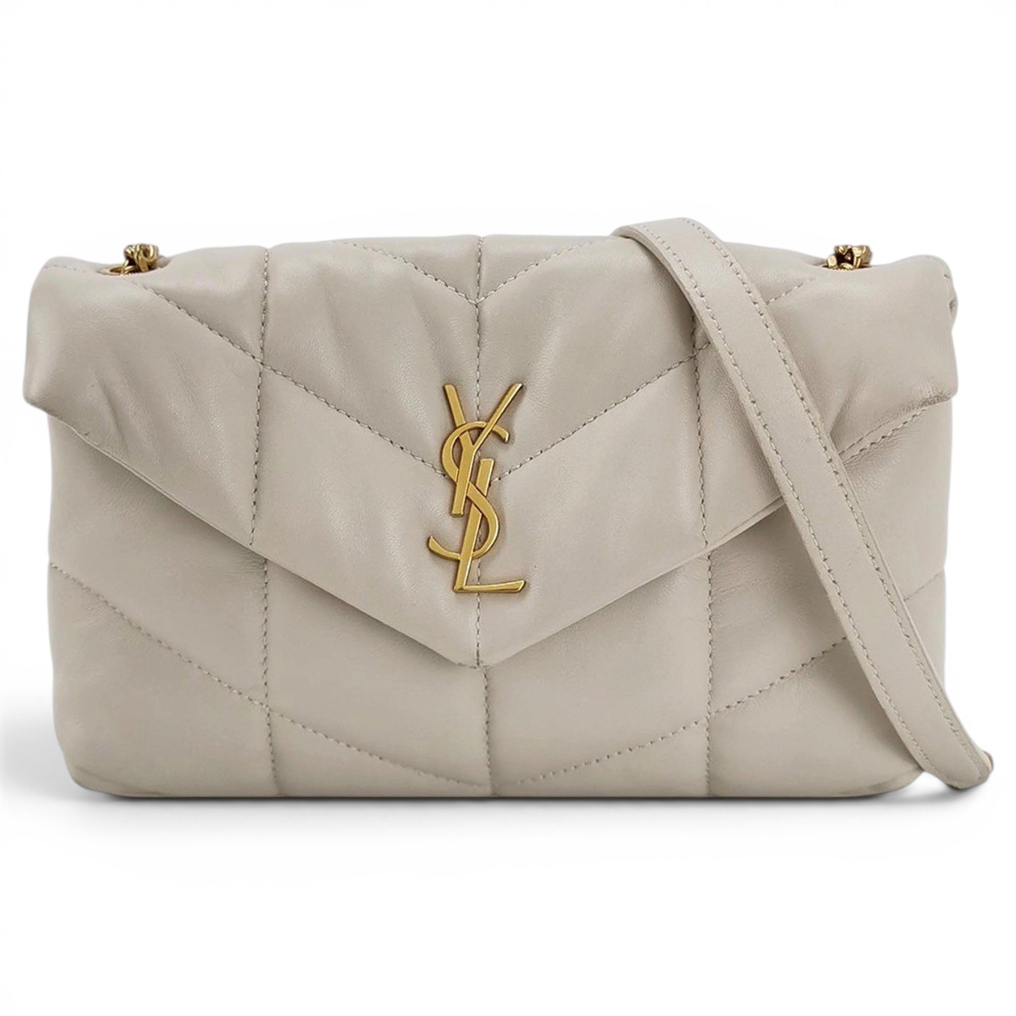 Loulou Puffer leather crossbody bag