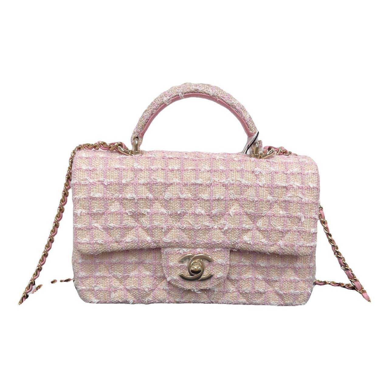Timeless Classique Top Handle tweed handbag