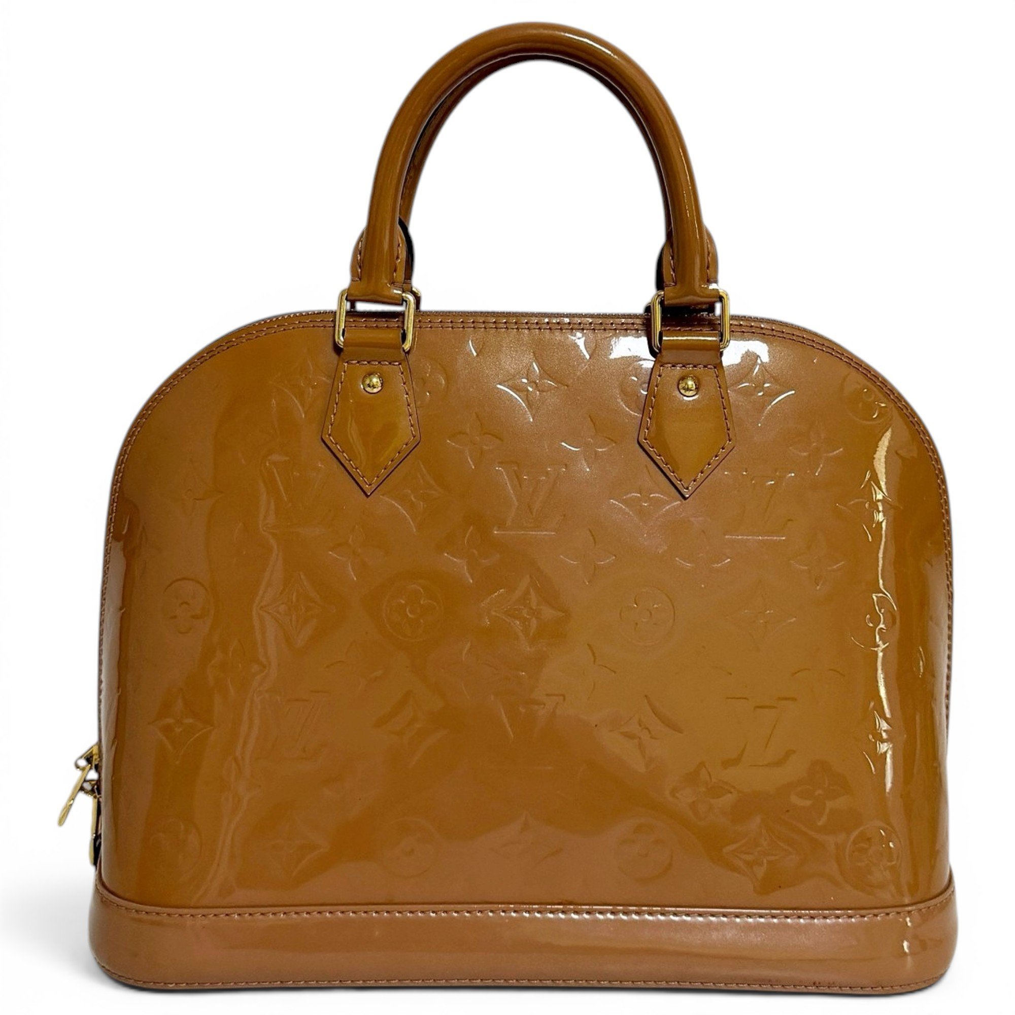 Alma patent leather handbag