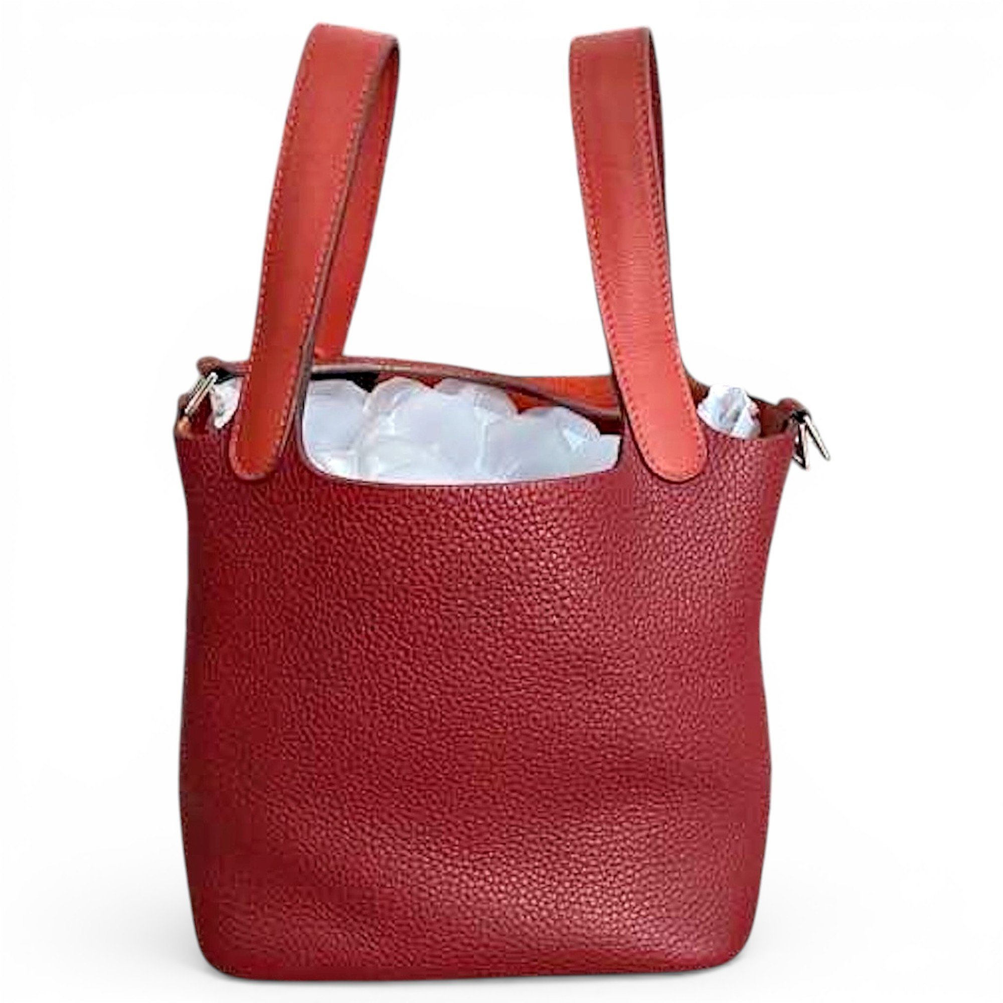 Picotin leather handbag