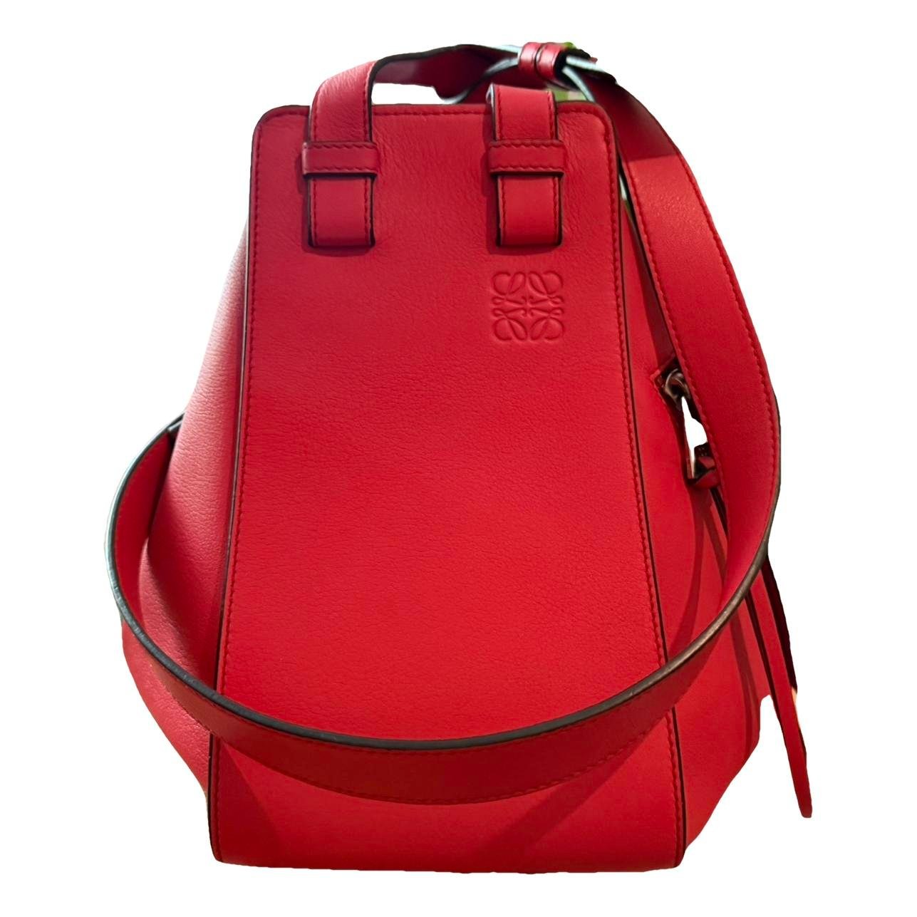 Hammock leather handbag