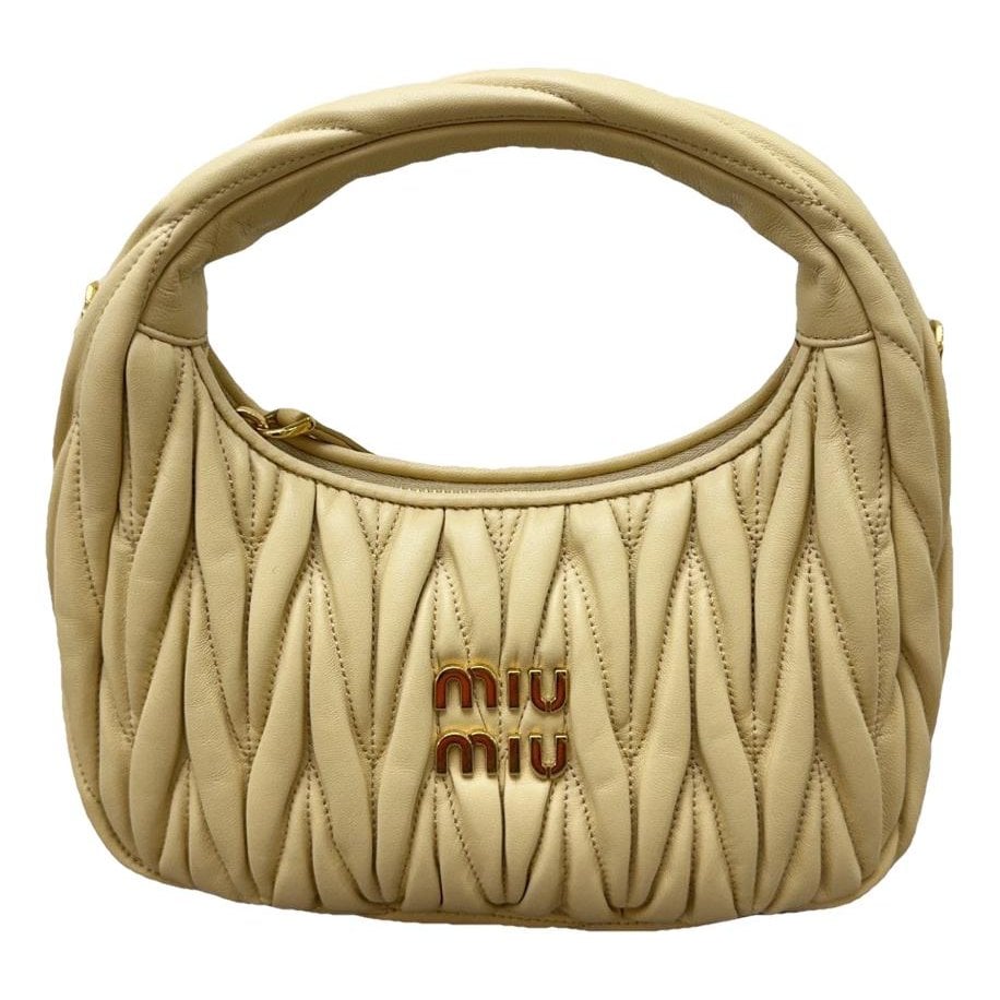 Miu Wander leather handbag