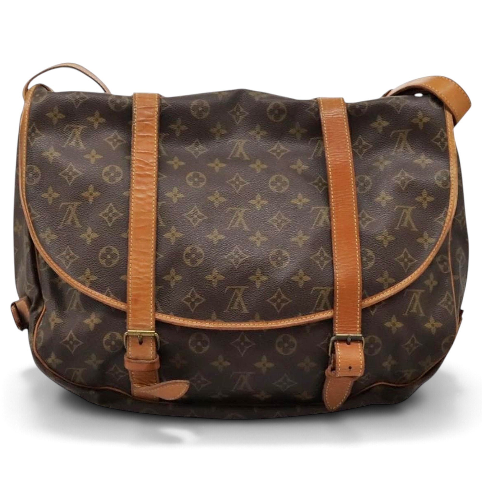 Louis Vuitton Saumur leather handbag