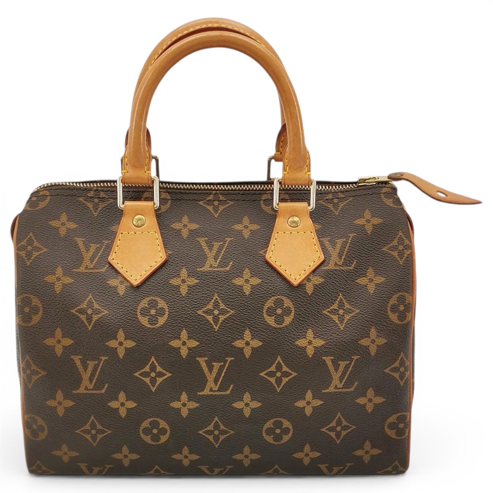 Speedy leather handbag