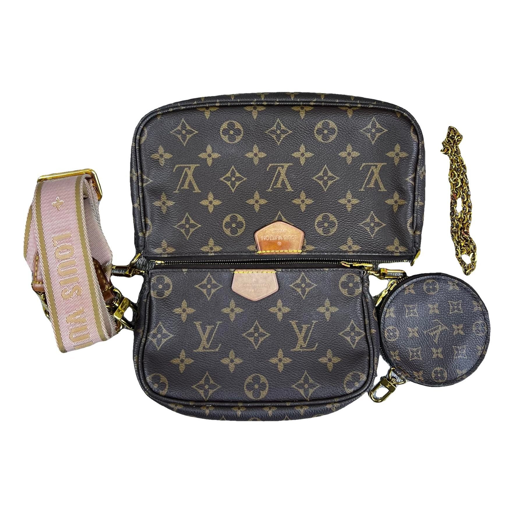 Multi Pochette Accessoires leather crossbody bag