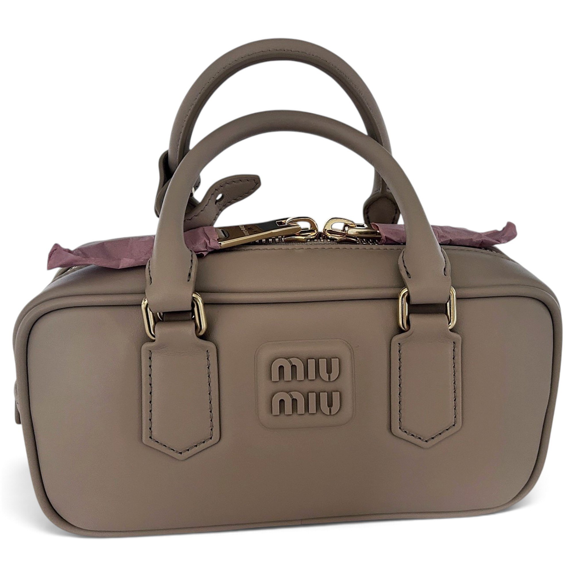 Miu Miu Arcadie leather handbag