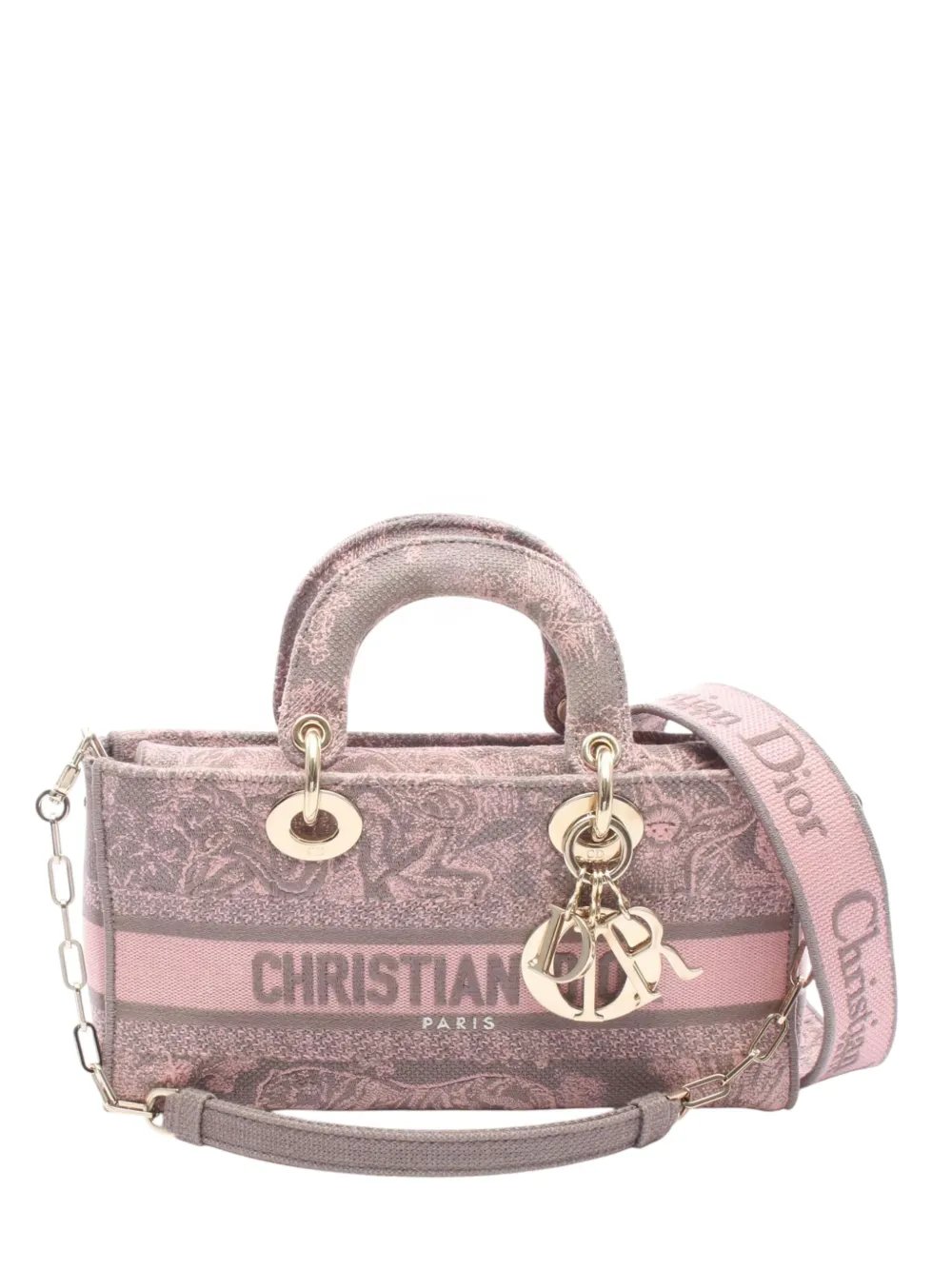 2010-2026 Medium Lady D-Joy Toile de Jouy satchel