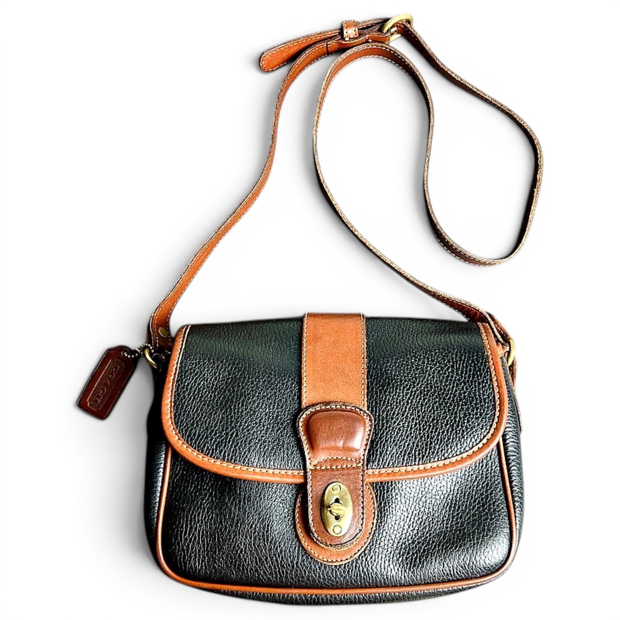 Signature Sufflette leather crossbody bag