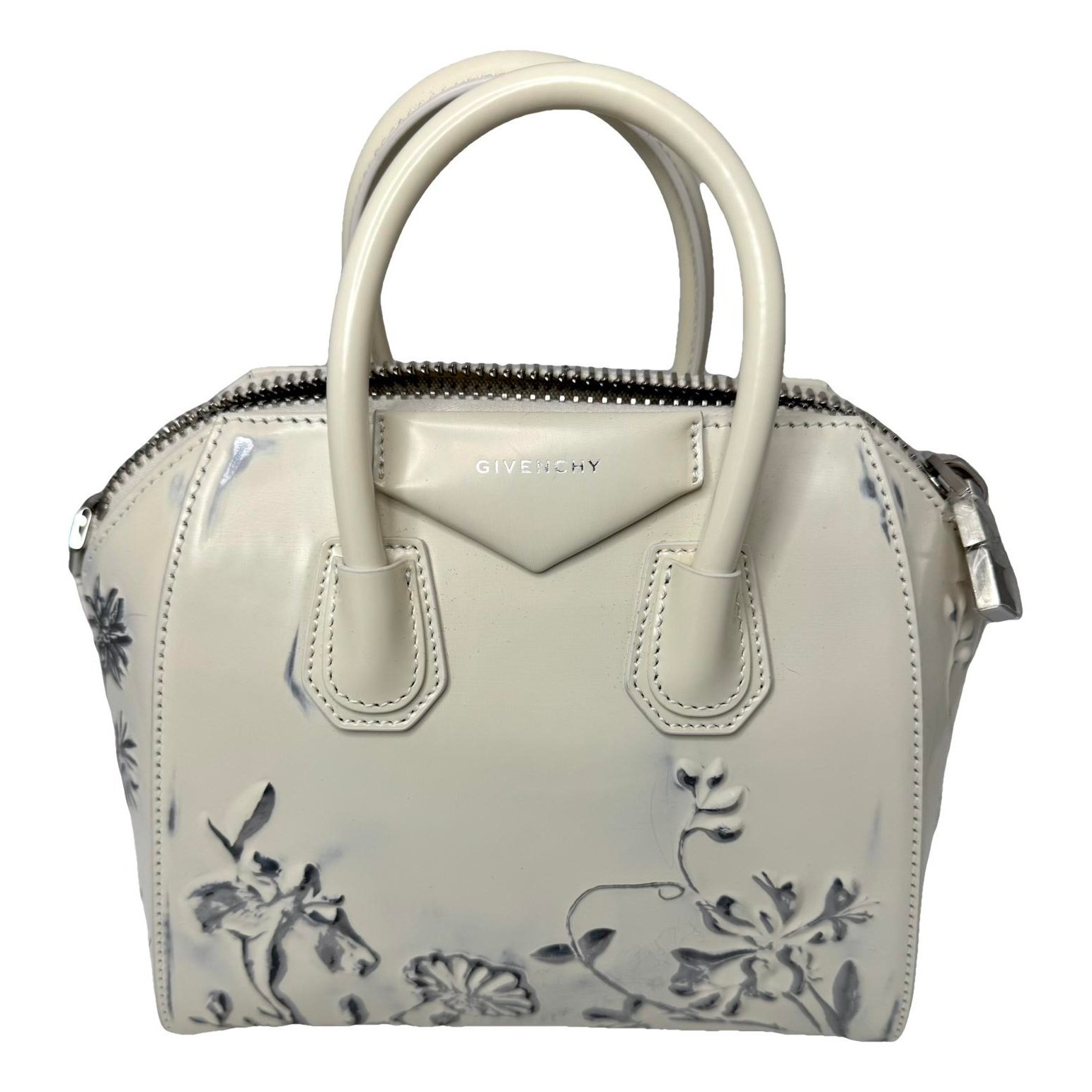 Antigona Cube leather satchel