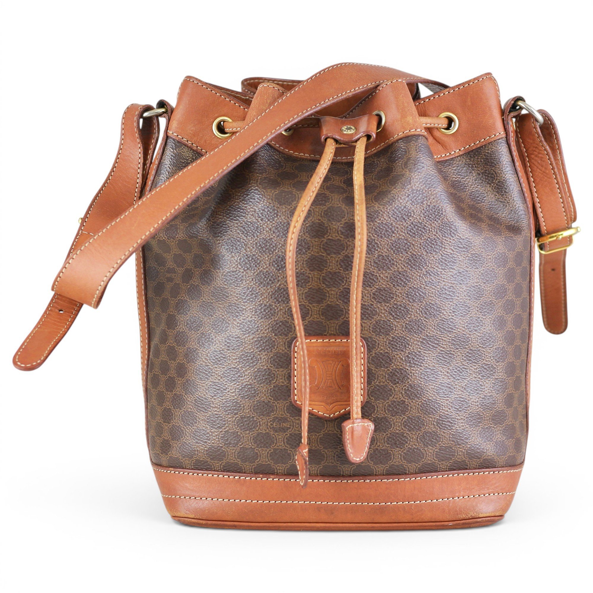 SAC SEAU leather handbag
