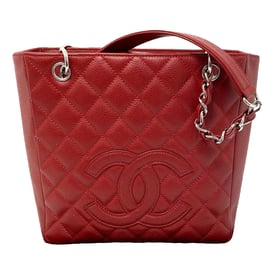 Chanel Petite Shopping Tote leather handbag