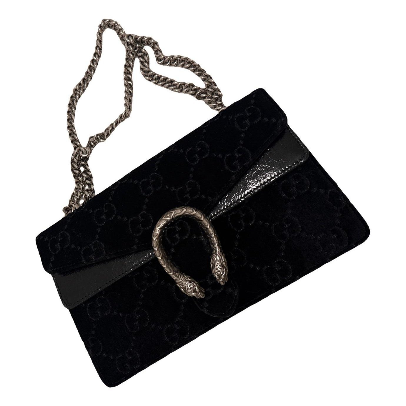 Dionysus velvet clutch bag