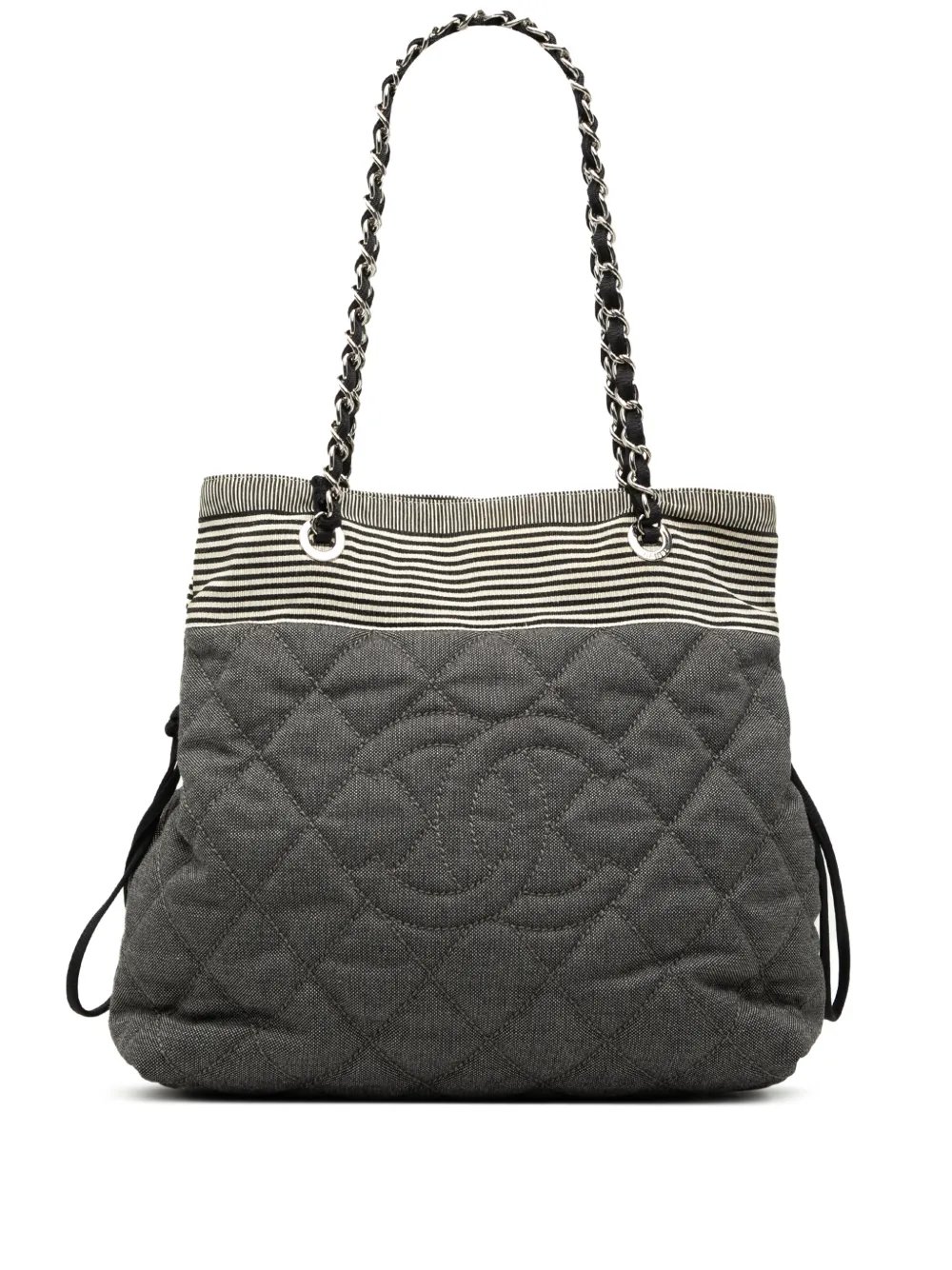 2009-2010 Medium Quilted Denim Bon Bon tote bag
