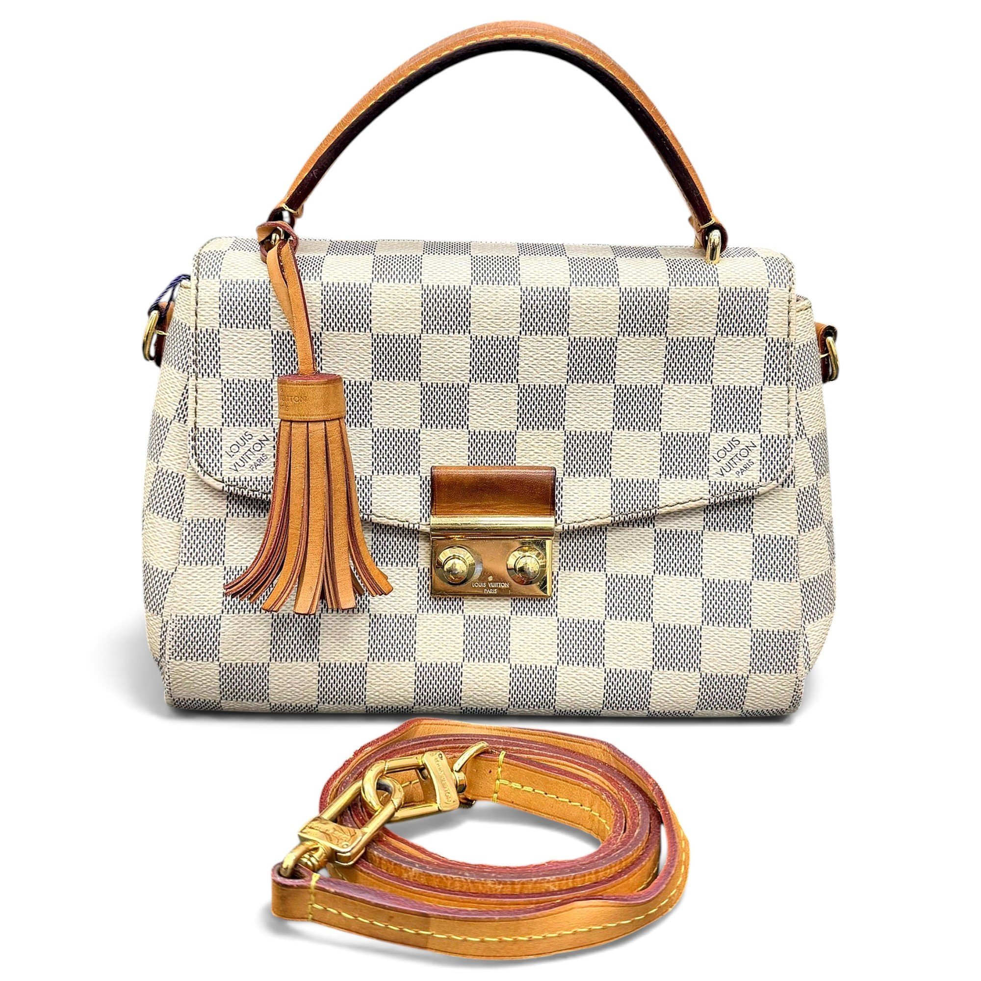 Croisette leather handbag