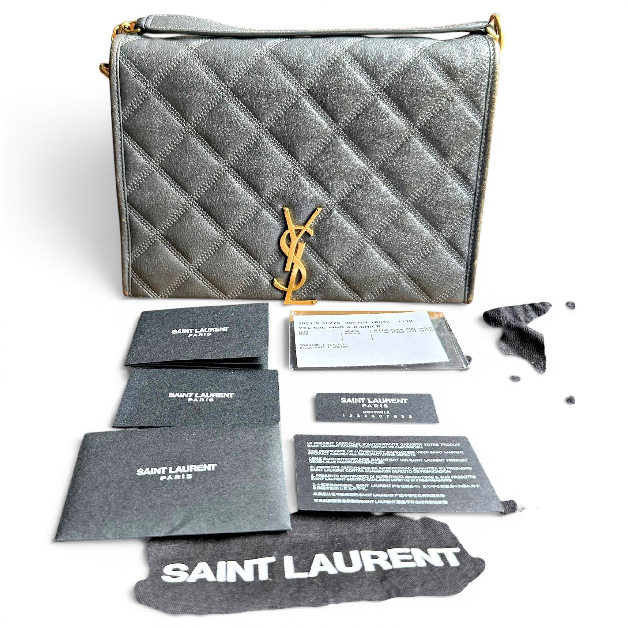 Saint Laurent Becky leather handbag