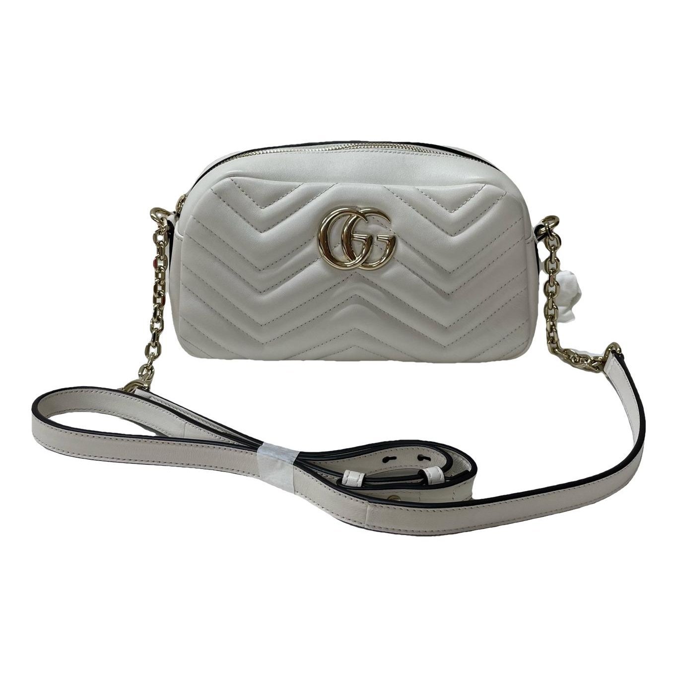 Pearly GG Marmont leather handbag