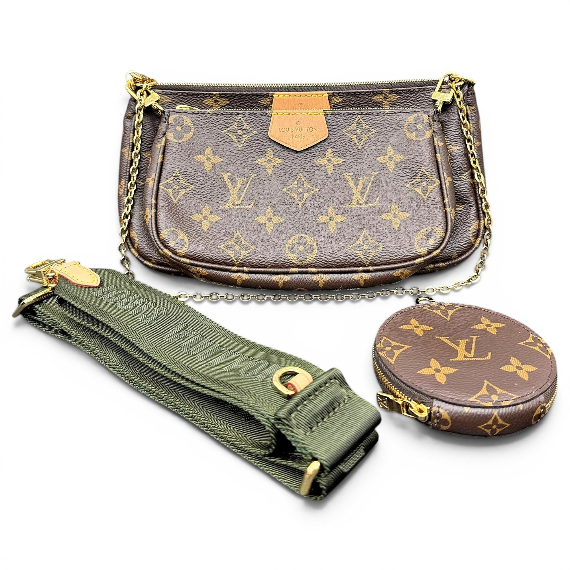 Multi Pochette Accessoires leather handbag