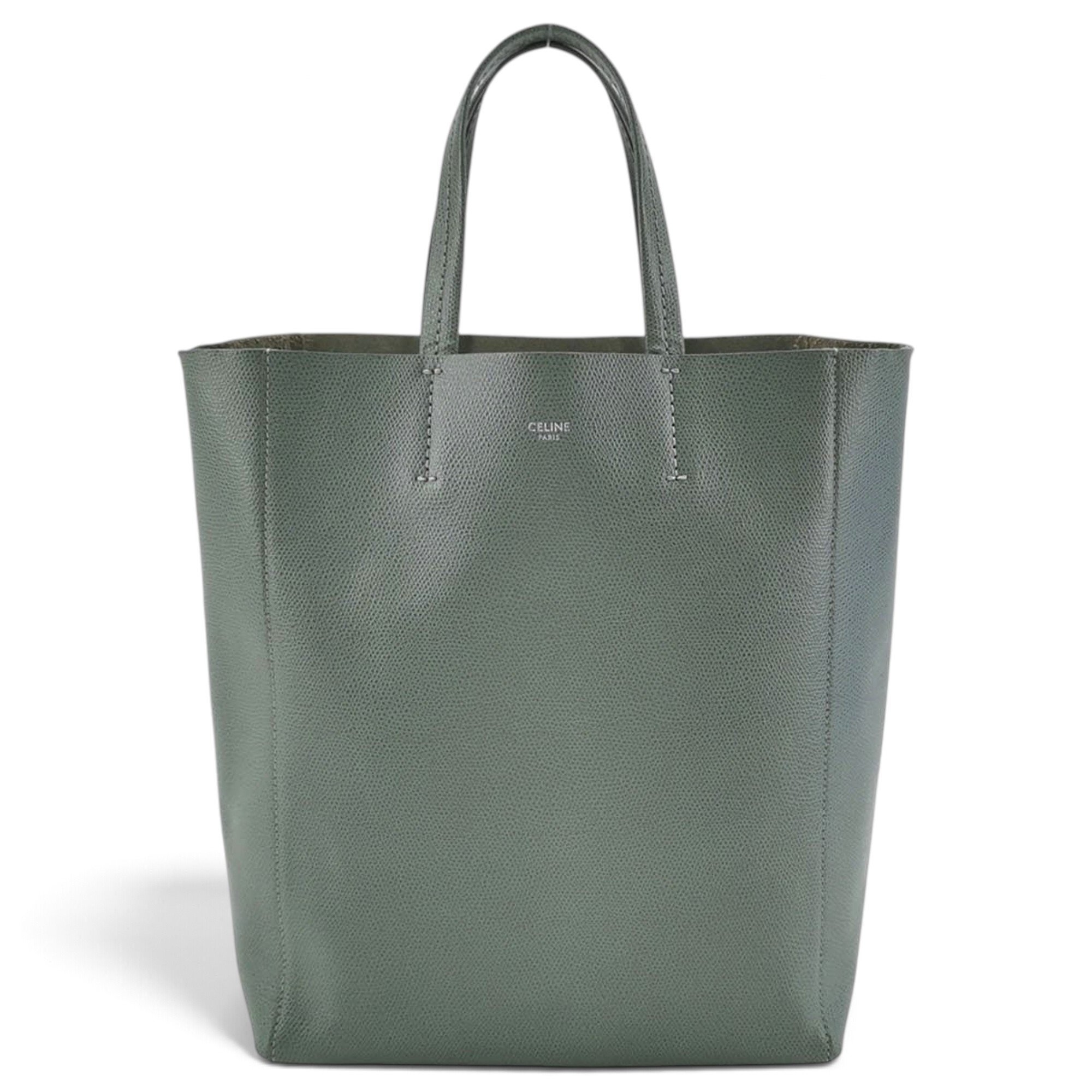 Cabas leather handbag