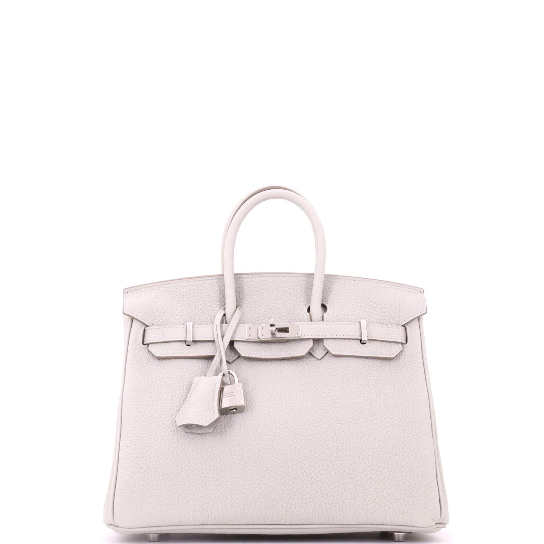 Birkin 25 leather tote